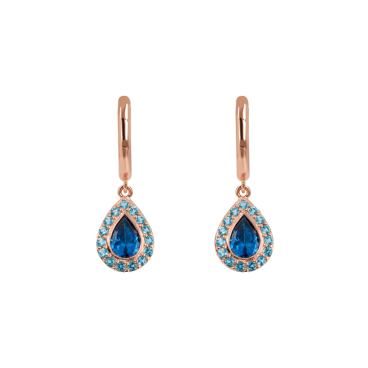 Drop Earrings in Cubic Zirconia