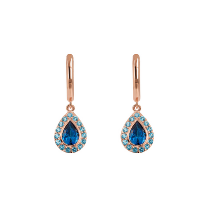 Drop Earrings in Cubic Zirconia