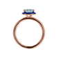 Cocktail Ring with Square Nano Crystal