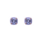 Enamelled Stud Earrings with Nano Square Crystal