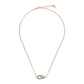 Forzatina Chain Necklace and Two-Tone Pendant with Double Enamelled Link