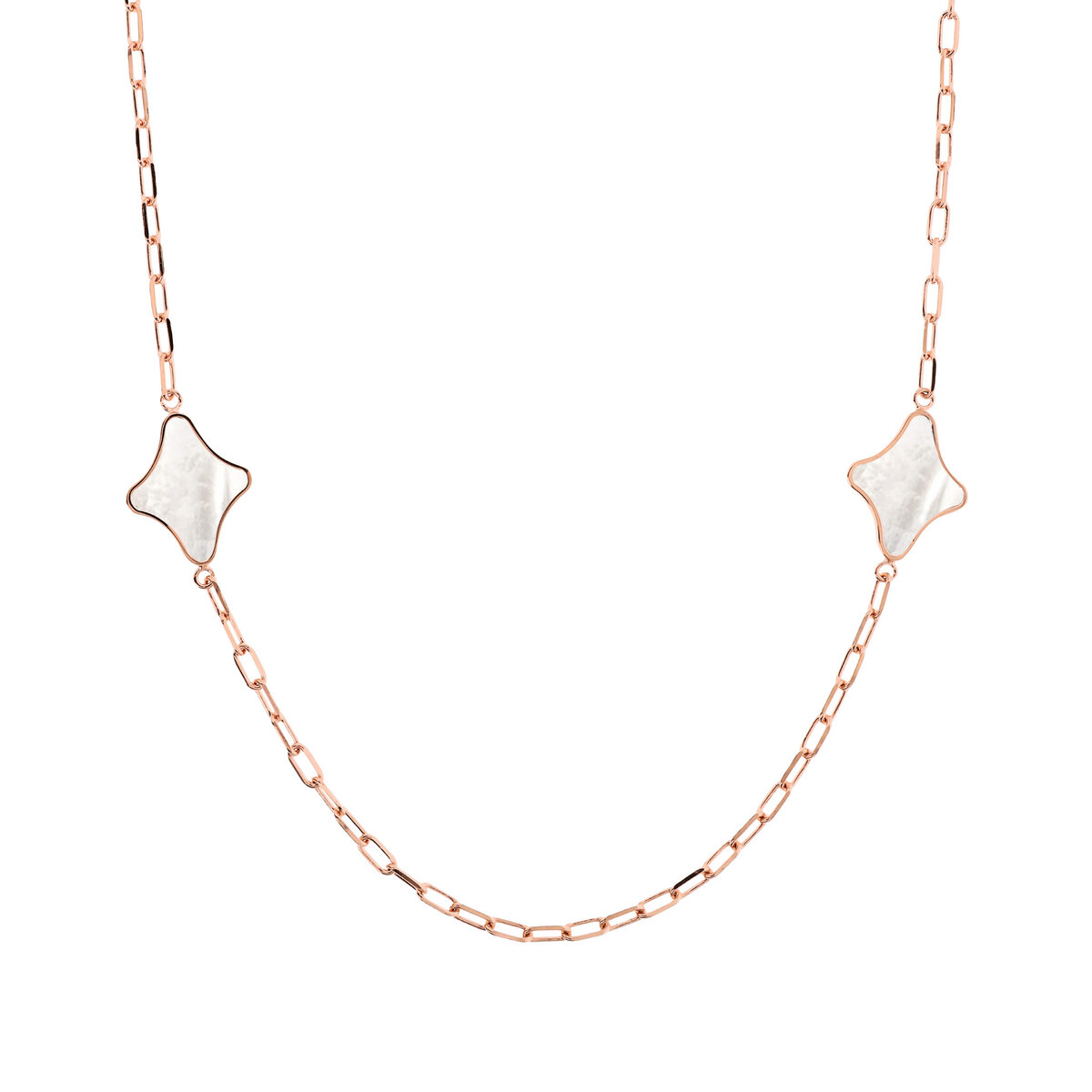 Forzatina Chain Necklace with Etoile in Natural Stone