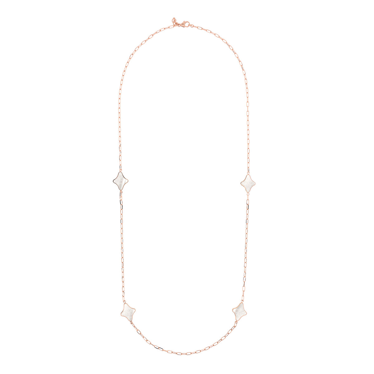 Forzatina Chain Necklace with Etoile in Natural Stone