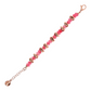 Bracelet with Woven Links and Natural Stones