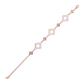 Enamelled Bracelet with Étoile and Light Points in Cubic Zirconia