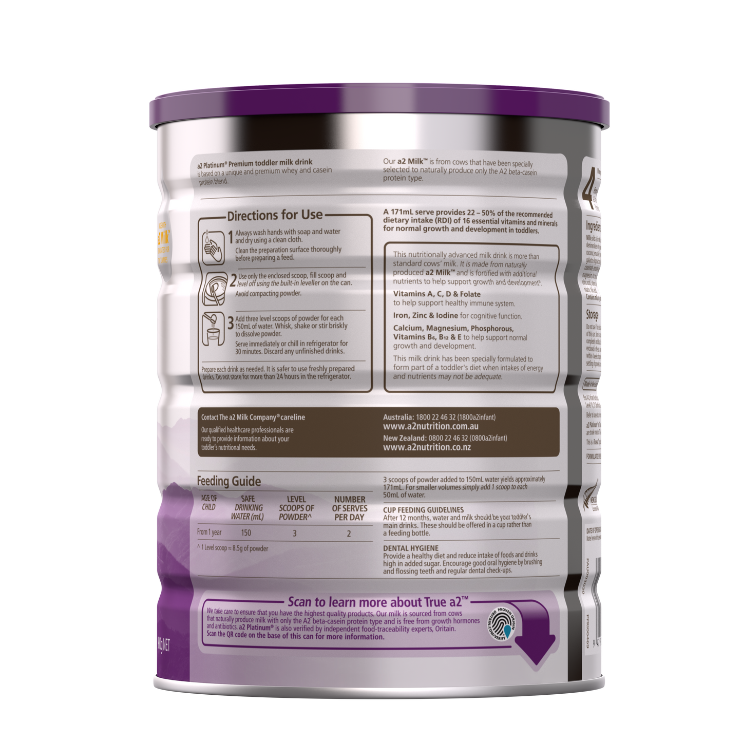 A2 Platinum 3 Premium Toddler Formula 900g
