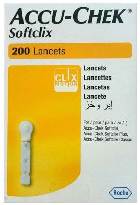 Accu-Chek SoftClix 200 Lancets (EXP: 30/04/2024)