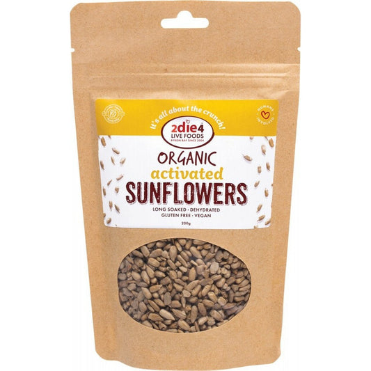 2DIE4 LIVE FOODS Organic Activated Sunflower Seed 200g