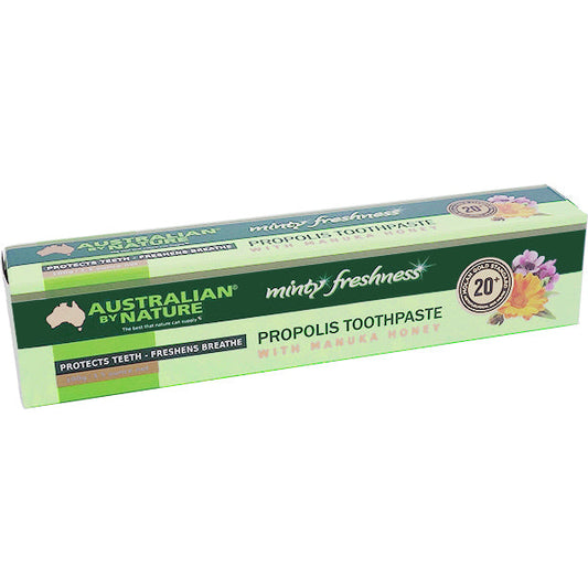 Australian By Nature Propolis Toothpaste With Manuka Honey 20+ (MGO 800) 100g
