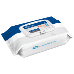 AEROWIPE 75% Isopropyl Alcohol Surface Wipes 60 Packs