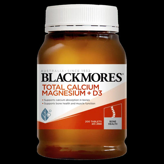 Blackmores Total Calcium & Magnesium + D3 200 Tablets