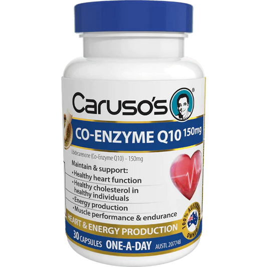 Caruso's Co-Enzyme Q10 150mg 30 Capsules