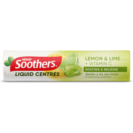 ALLENS SOOTHERS LEMON LIME 10PK x 24s