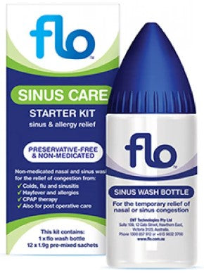 Flo Sinus Care Starter Kit + 12 Sachets