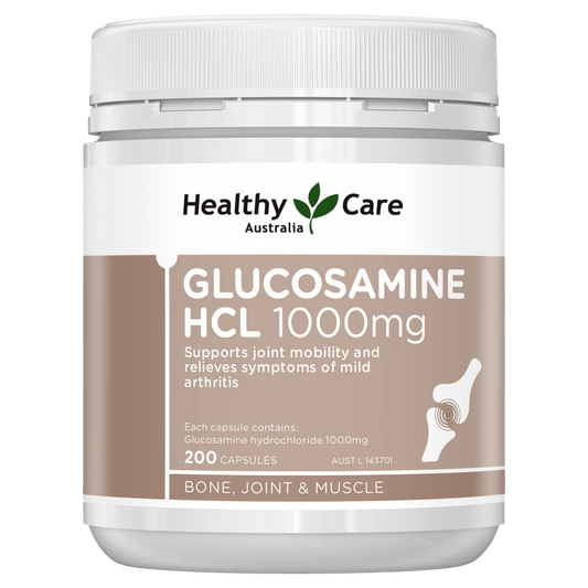 Healthy Care Glucosamine HCL 1000mg 200 Capsules