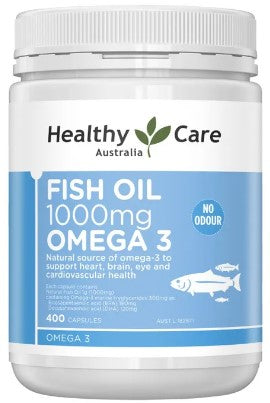 Healthy Care Fish Oil 1000mg Omega-3 400 Capsules
