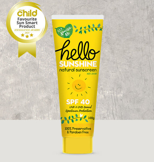 123 Nourish Me Hello Sunshine Sunscreen 100g