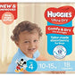 Huggies Ultra Dry For Boys Toddler Size 4, 10-15kg 18 Nappies