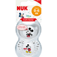NUK Mickey Mouse Silicone Soother 0-6 Months 2 Pack