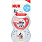 NUK Mickey Mouse Silicone Soother 6-18 Months 2 Pack