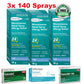 3x 140 Dose Mometasone Spray + Bonus Hayfever Trio