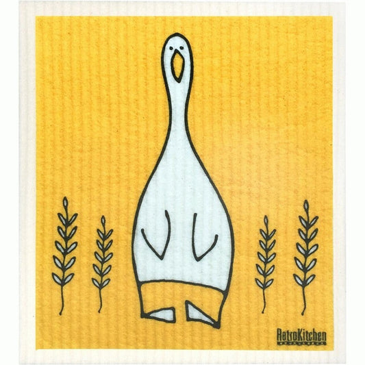 RETROKITCHEN 100% Biodegradable Dishcloth Duck 1