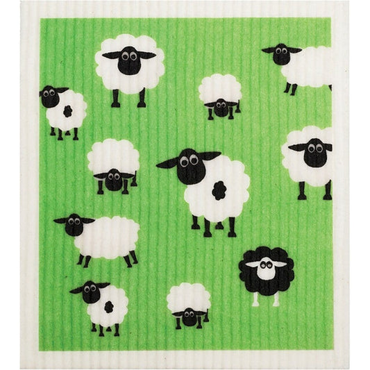 RETROKITCHEN 100% Biodegradable Dishcloth Sheep 1