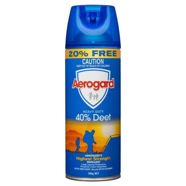 Aerogard Heavy Duty 40% Deet 300g Aerosol