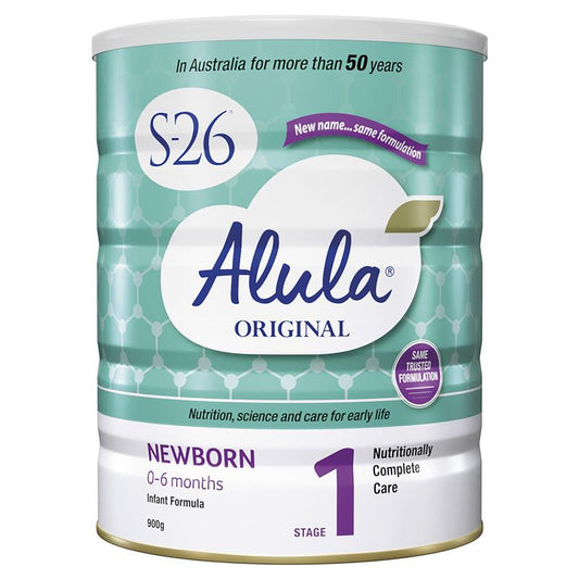 S26 Alula Original Stage 1 Newborn Infant Formula 0-6 Months 900g