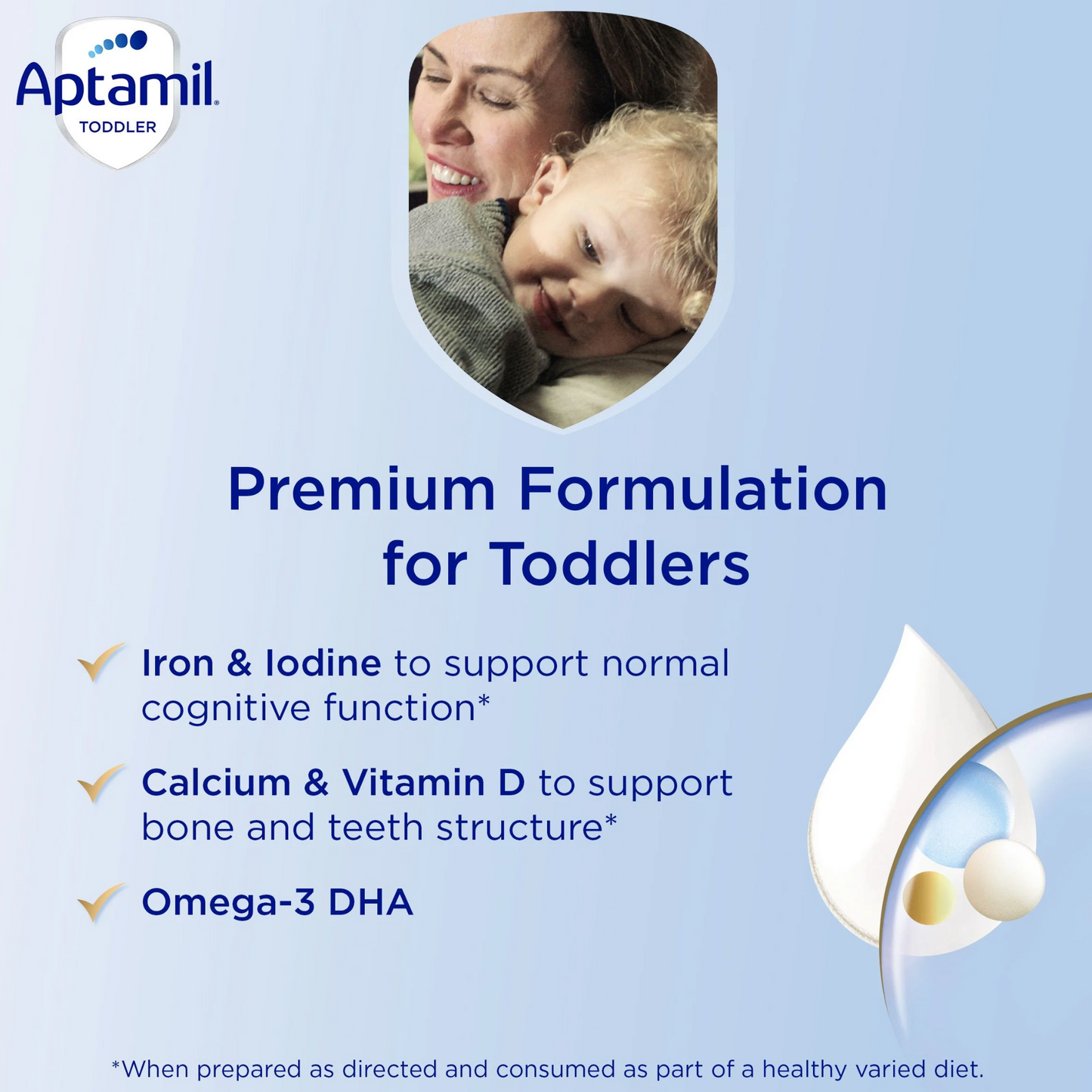 Aptamil Gold+ 2 Pronutra Biotik Baby Follow-On Formula From 6 to 12 Months 900g