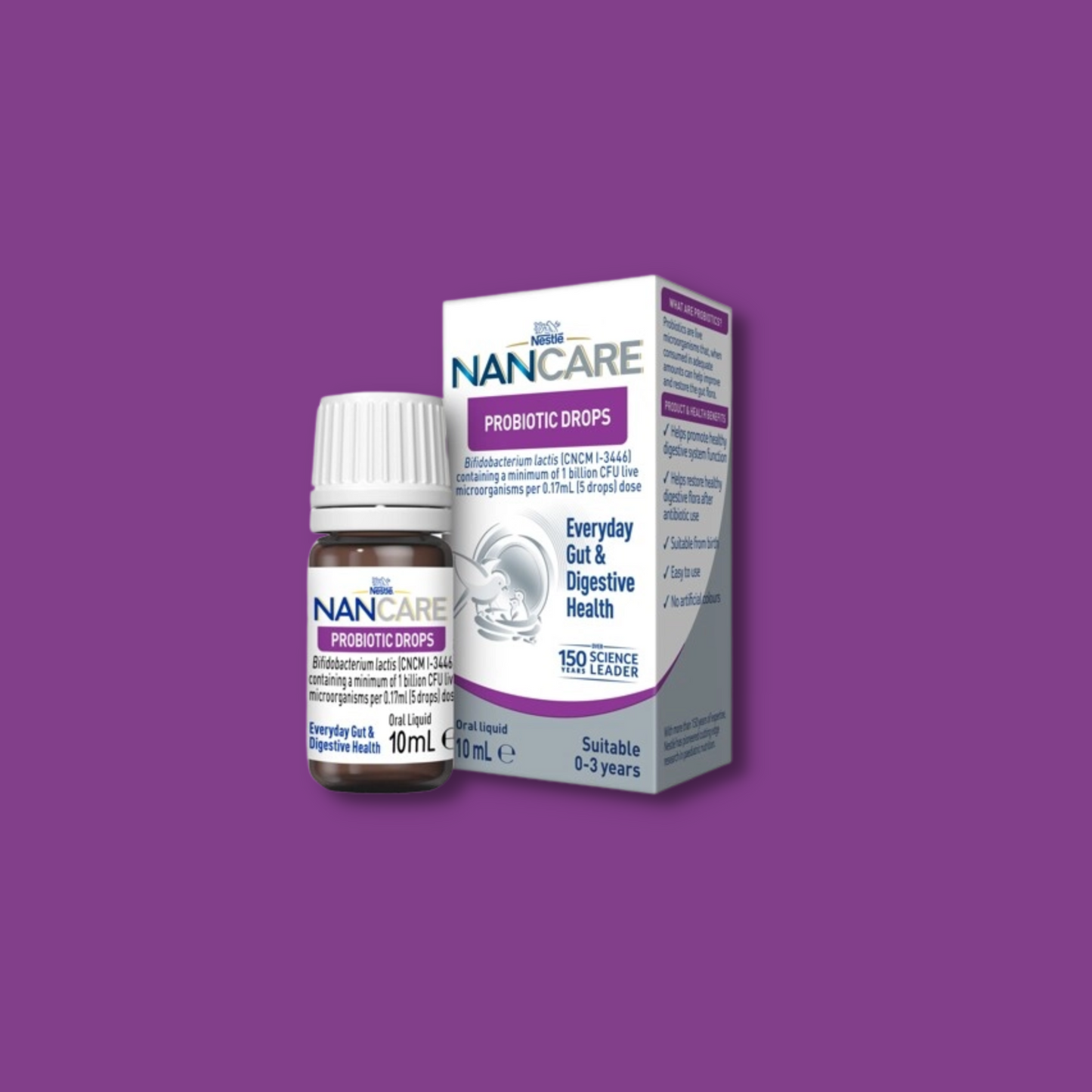 Nestlé NAN CARE Probiotic Drops For Everyday Gut & Digestive Health – 10mL